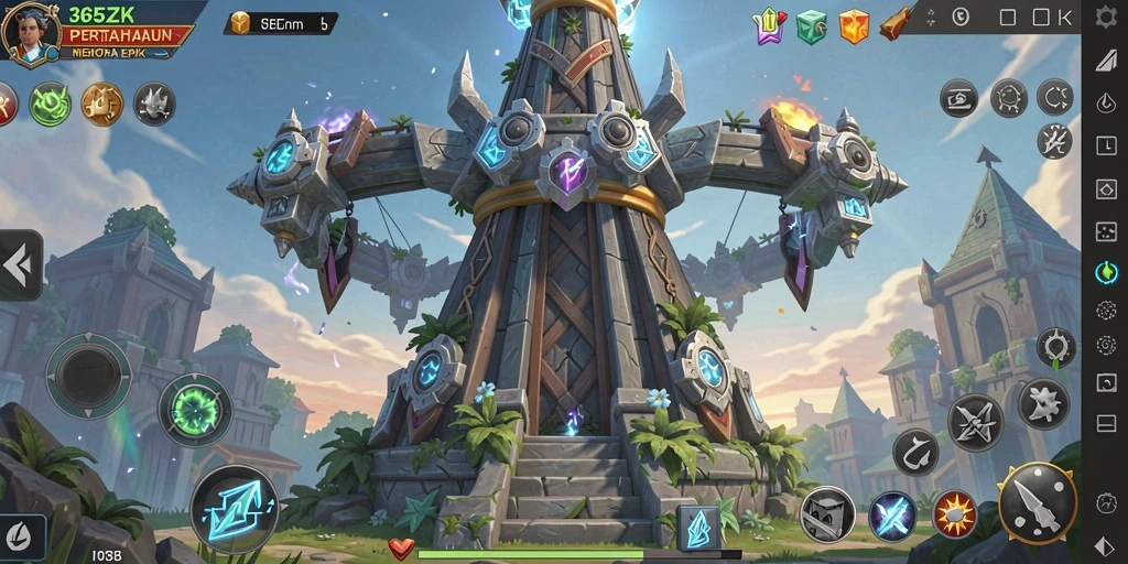 Gameplay Tower Defense yang menegangkan dan seru di 365ZK.