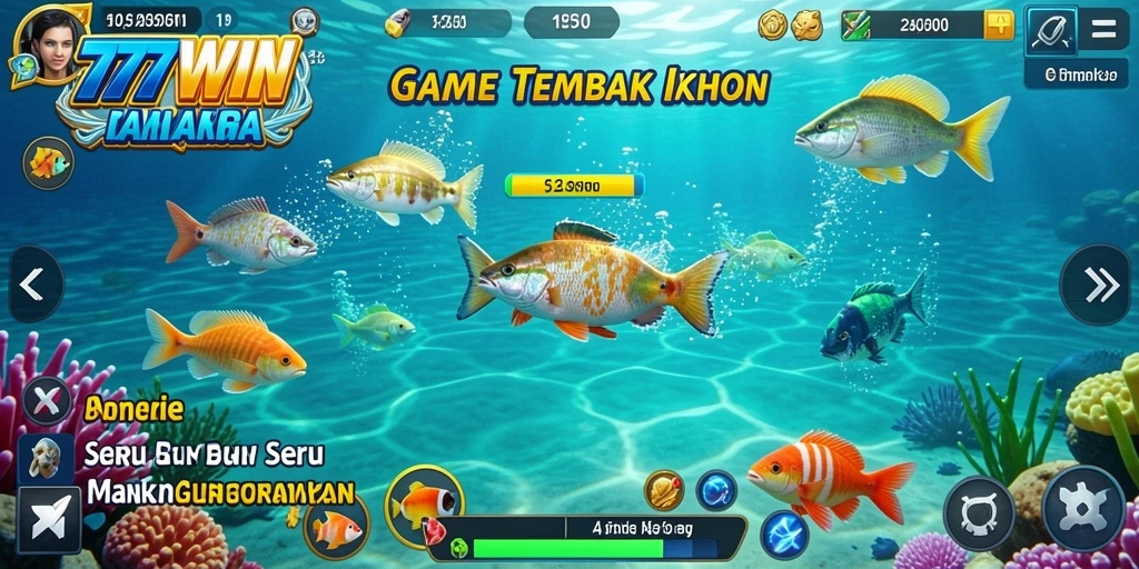 Screenshot gameplay Tembak Ikan 777WIN yang seru dan mengasyikkan.