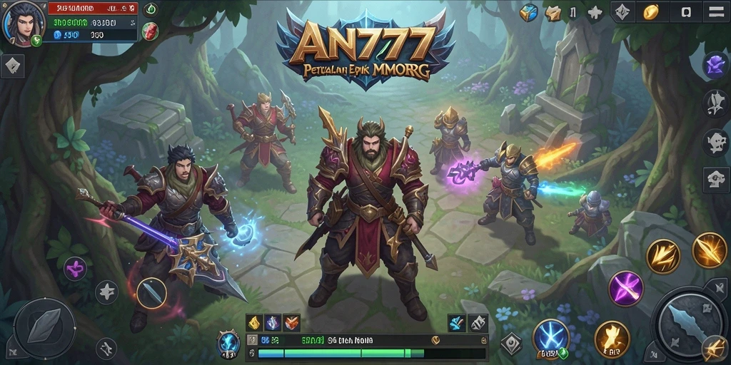 Tampilan menakjubkan dari gameplay AN777 yang seru.