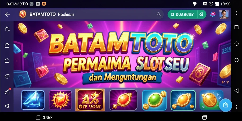 Screenshot utama BATAMTOTO menampilkan gameplay Slot yang memikat.