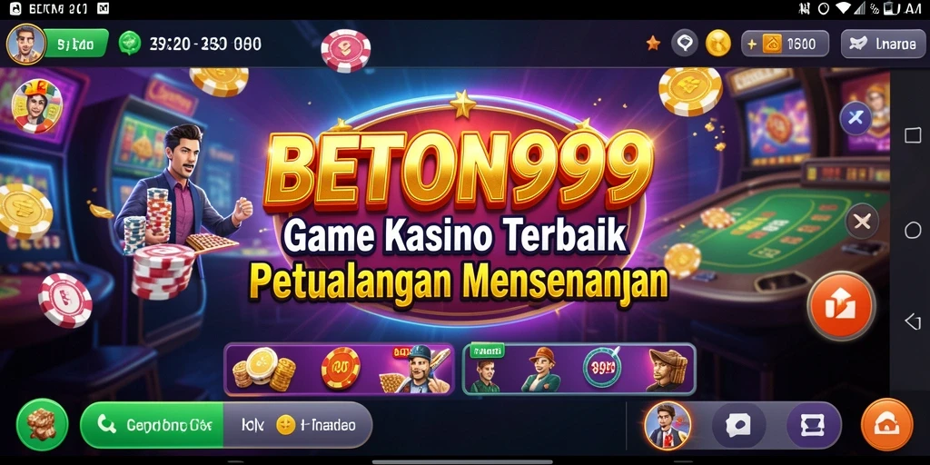 Tampilan gameplay BETON999 yang menarik dan mendebarkan.