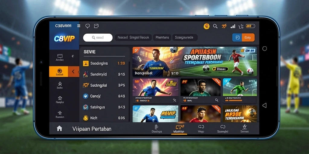 Tampilan gameplay C8VIP yang menarik dan interaktif.