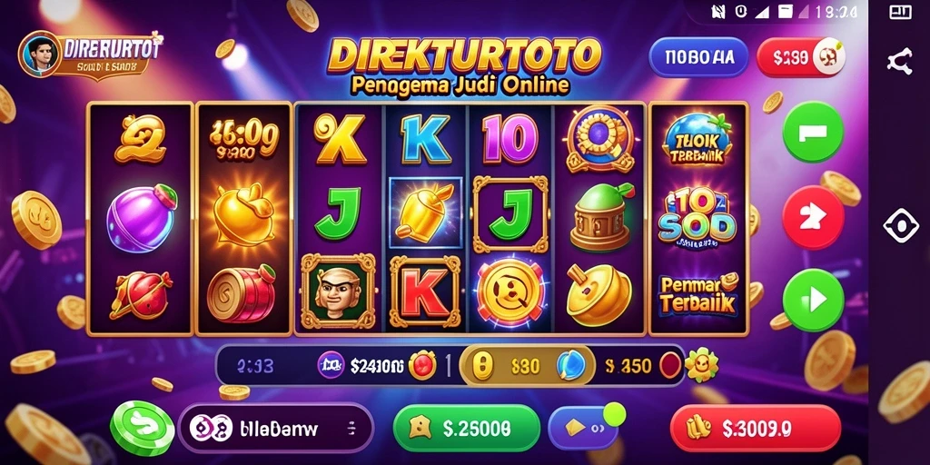 Tampilan gameplay Slot menarik dari DIREKTURTOTO.