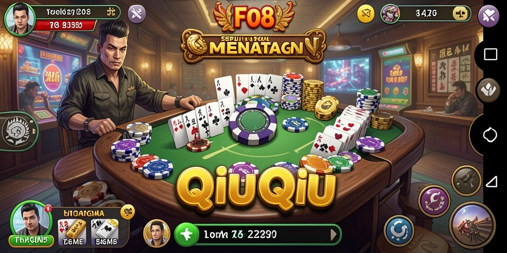 Screenshot gameplay seru QiuQiu di FO8.