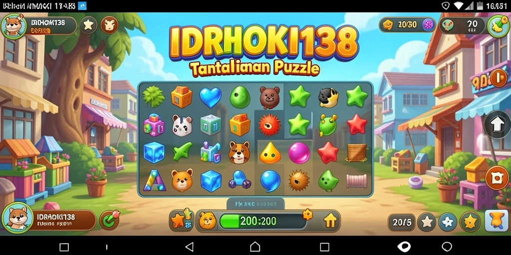 Tampilan gameplay menantang dari IDRHOKI138 dengan berbagai teka-teki.