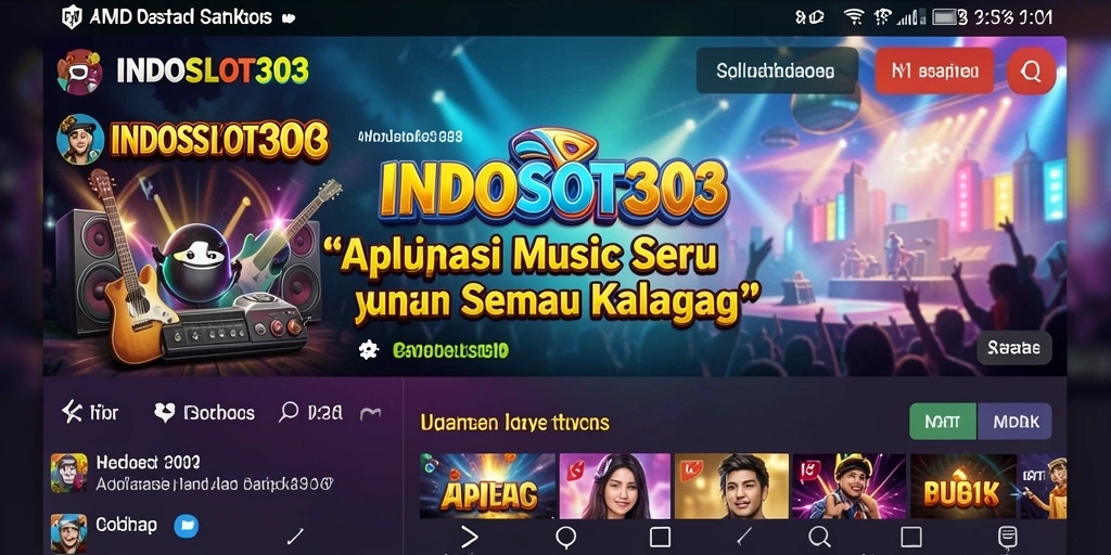 Tampilan gameplay seru dan interaktif dari INDOSLOT303.