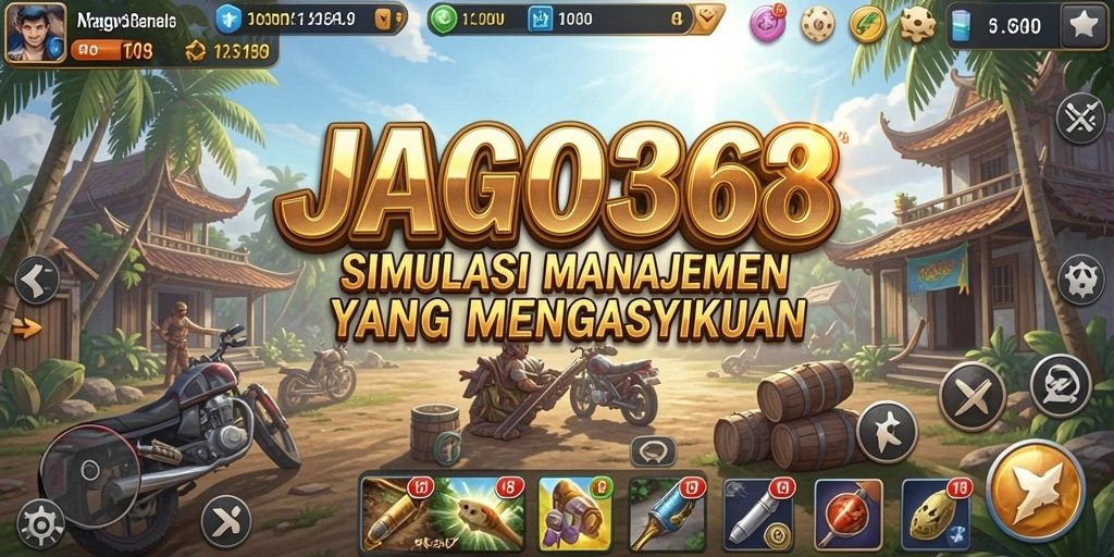Tangkapan layar dari gameplay JAGO368 yang menampilkan aktivitas manajemen.