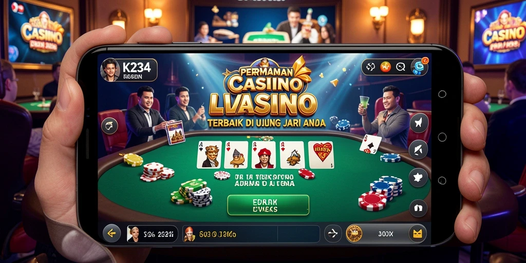 Tampilan gameplay Live Casino yang mengesankan dan interaktif.