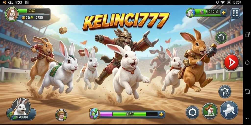 Gameplay seru dan menegangkan dalam balapan KELINCI777.