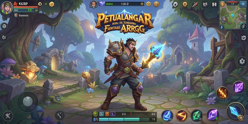 Tampilan gameplay seru dan grafis menakjubkan di KKRP.