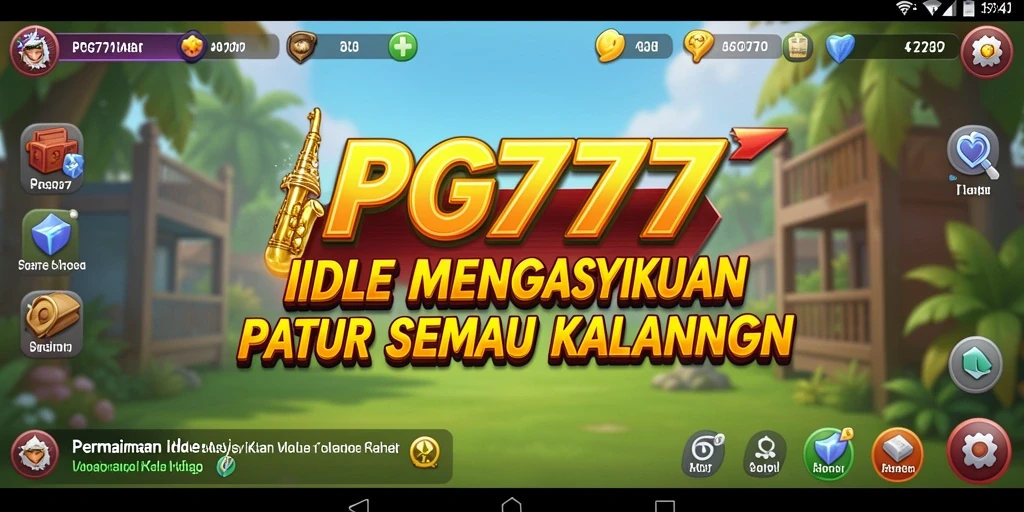 Tampilan gameplay PG777 yang menarik dengan elemen Idle.