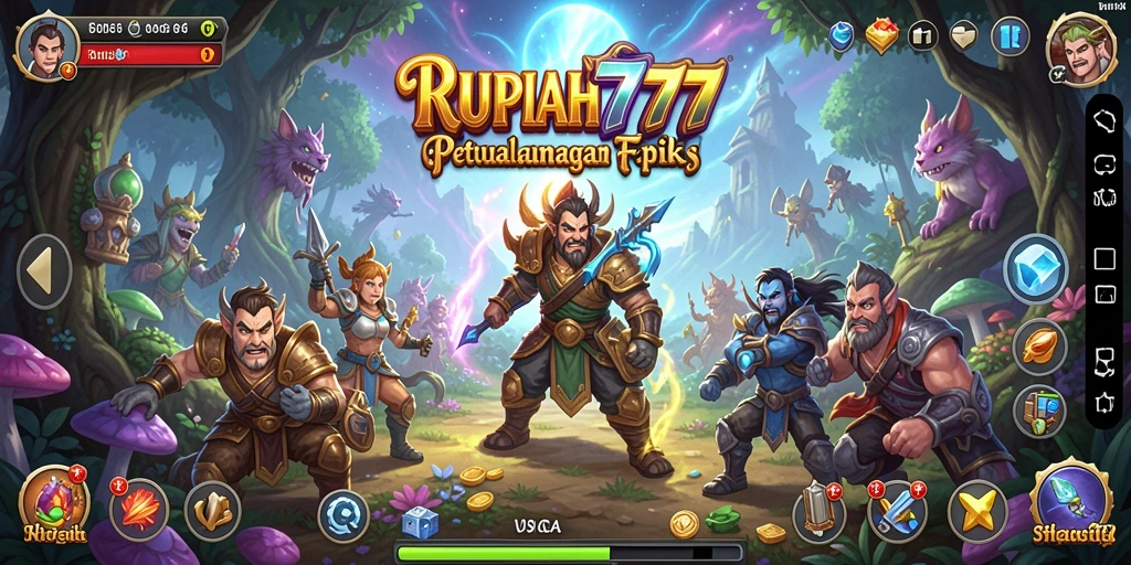 Tampilan gameplay RUPIAH777 yang seru dan menarik.
