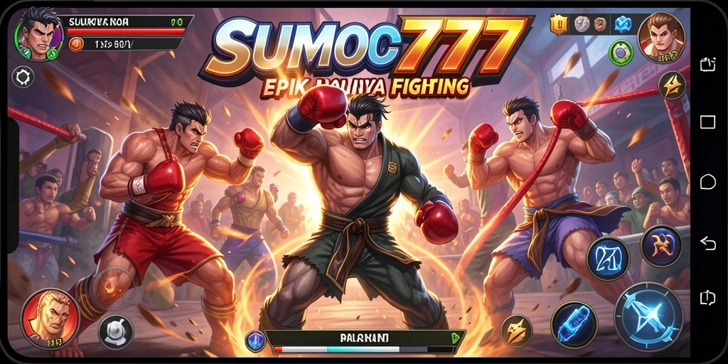 Tampilan aksi pertarungan yang mendebarkan di SUMO777.