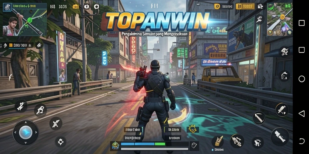 Screenshot gameplay TOPANWIN menampilkan interaksi dan eksplorasi yang menarik.
