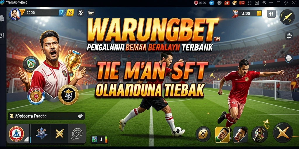 Tampilan gameplay seru dari WARUNGBET yang menggugah semangat olahraga.